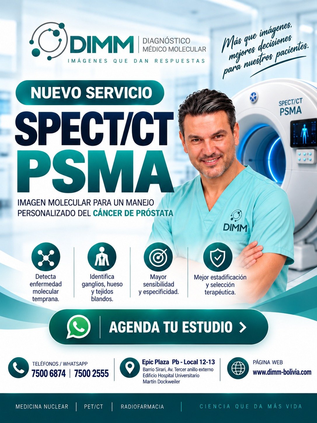 Nuevo servicio SPECT/CT PSMA